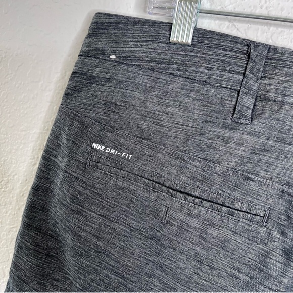 Hurley Nike Shorts Men Size 32 Golf Gray Dri Fit 10.5" Inseam Lightweight DD - Picture 4 of 11